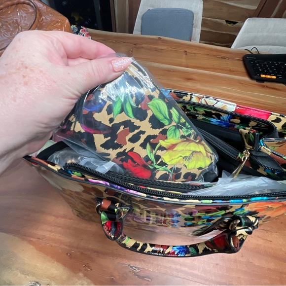 Timmy Woods Jungle Fever Collection Tarzan Bag Trio Purse/Crossbody/Wallet NEW - Picture 6 of 10